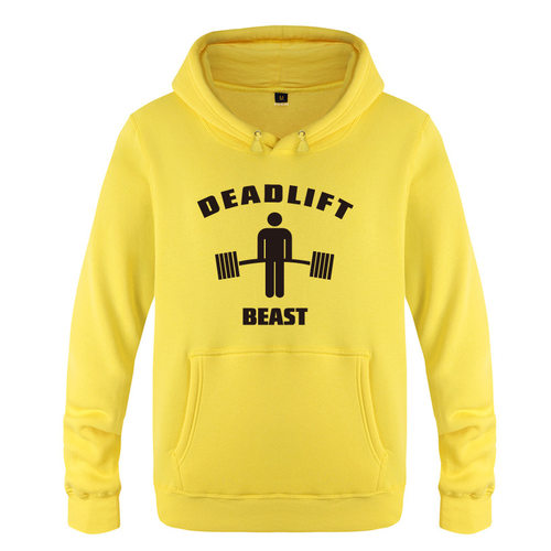外贸男式连帽卫衣 Deadlift Beast - Weightlifting 举重健身