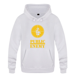 2017外贸男式连帽卫衣外套 Public Enemy 全民公敌组合 嘻哈说唱