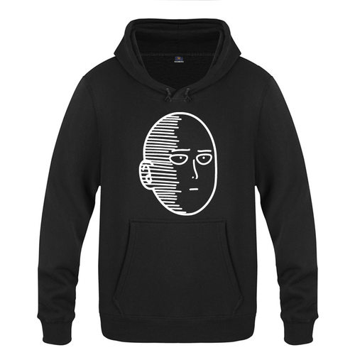 秋冬一拳超人卡通连帽卫衣