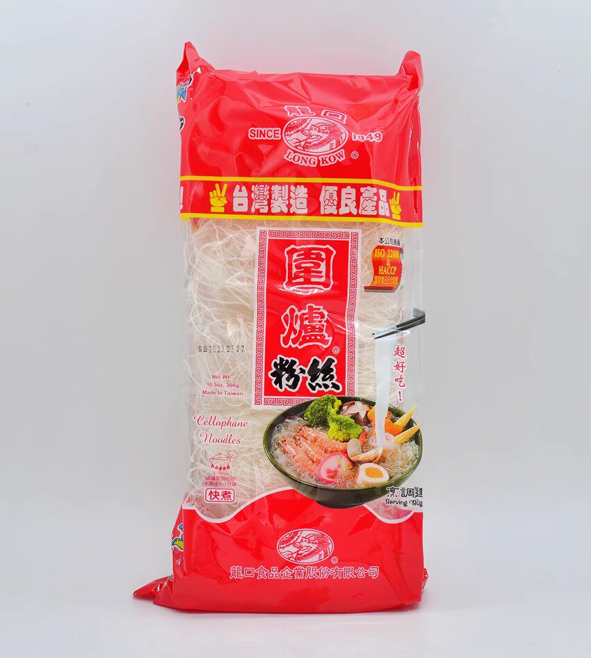 台湾制造优良产品龙口围炉冬粉300g袋装QQ的超好吃汤粉丝佳选料理
