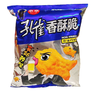 中国台湾原装进口乖乖孔雀香酥脆40g*袋装非油炸有够干脆休闲零食