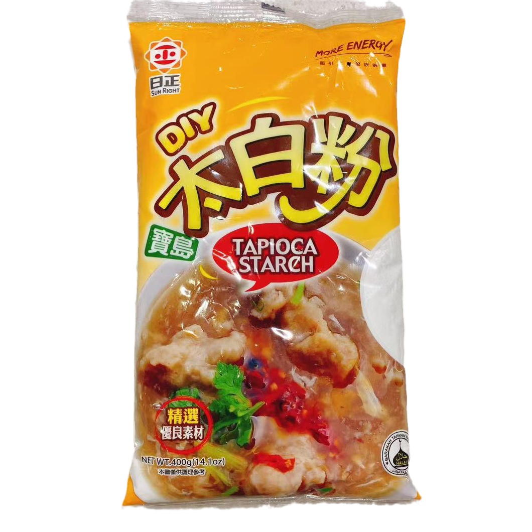 家庭料理台湾日正宝岛太白粉400g*袋装树薯淀粉鱼羹肉羹调理佳选,粮油调味/速食/干货/烘焙,面粉/食用粉,淘宝优惠券,粉丝福利购,淘宝优惠卷