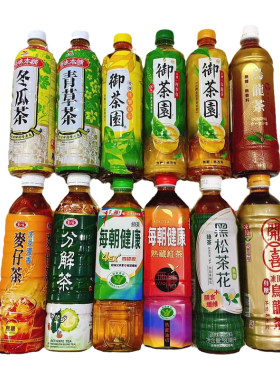 【现货】台湾茶饮料集合每朝健康御茶园分解茶麦仔茶乌龙茶绿茶