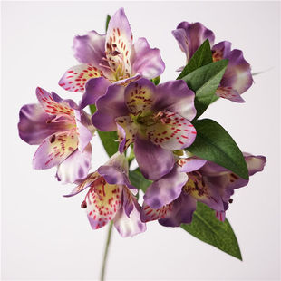 高品质仿真手感保湿 六初花仿真假花居家卧室台面插花配件轻奢道具