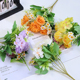 仿真花假花摆设客厅摆件餐桌干花手捧小花束绢花家居装 饰塑料花艺