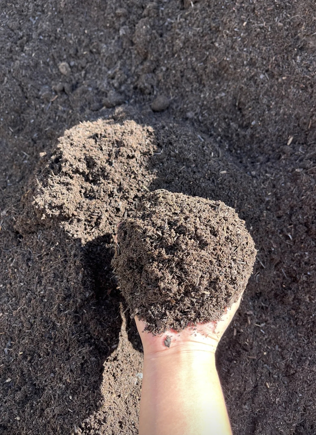 6个一加仑盆(不带盆)基地自用土 云南大山上的腐殖土 透气性好