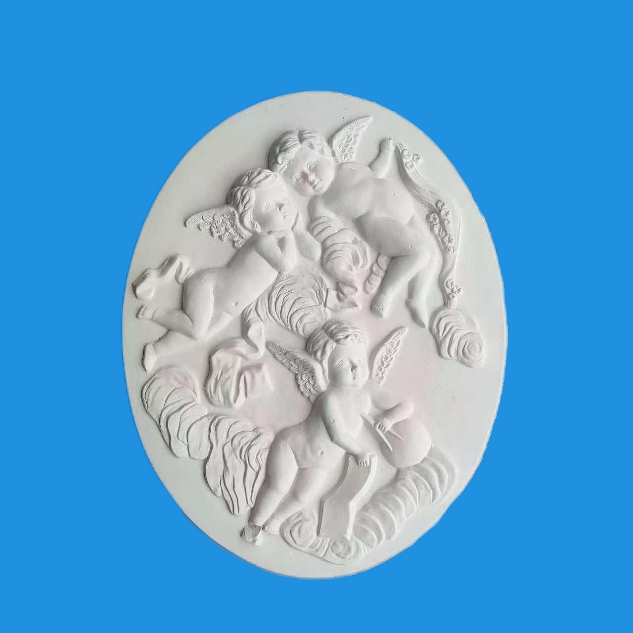 GRG石膏新款造型简约装饰顶花客厅背景墙异形图案吊顶墙壁装饰
