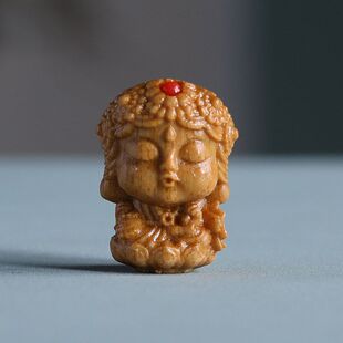 马配件文玩DIY手链生肖檀木饰品至手工挂件守护神大势Q版创意菩萨