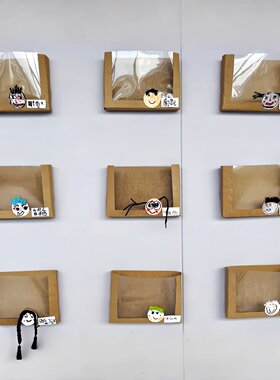 幼儿园倾听墙环创语言区透明盒子