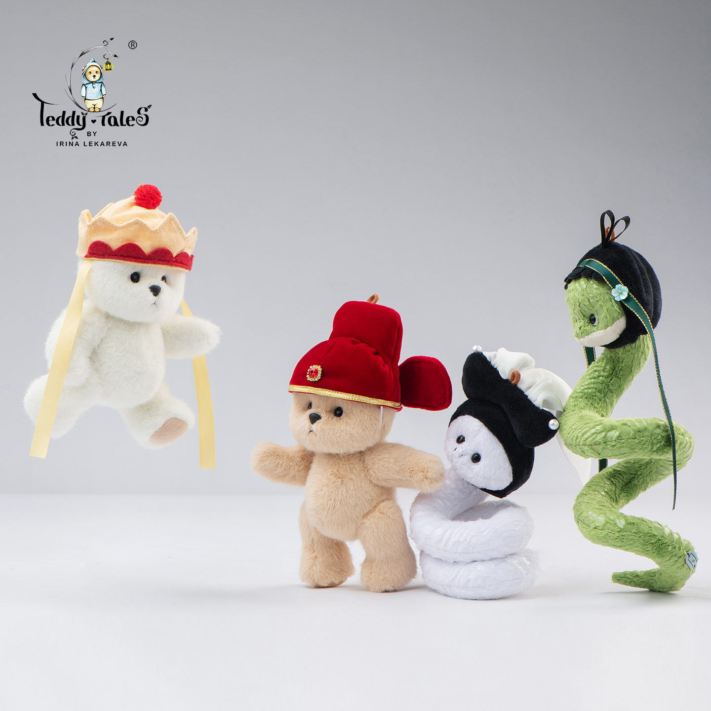 TeddyTales莉娜熊古风搞怪玩偶周边配饰配件棉花娃娃娃帽