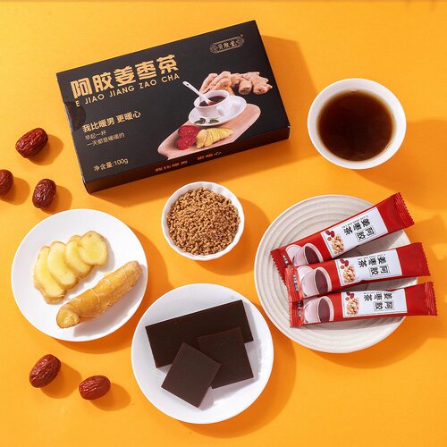 阿胶姜枣茶100克独立小袋山东东阿女士滋补特产