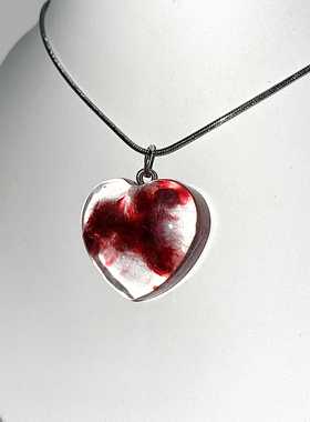 血滴亚文化小众暗黑风朋克锁骨链