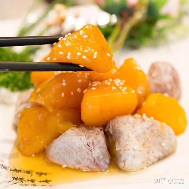 潮汕特产芋头条番薯糖水 甜浸红薯香芋 酒楼小吃点心