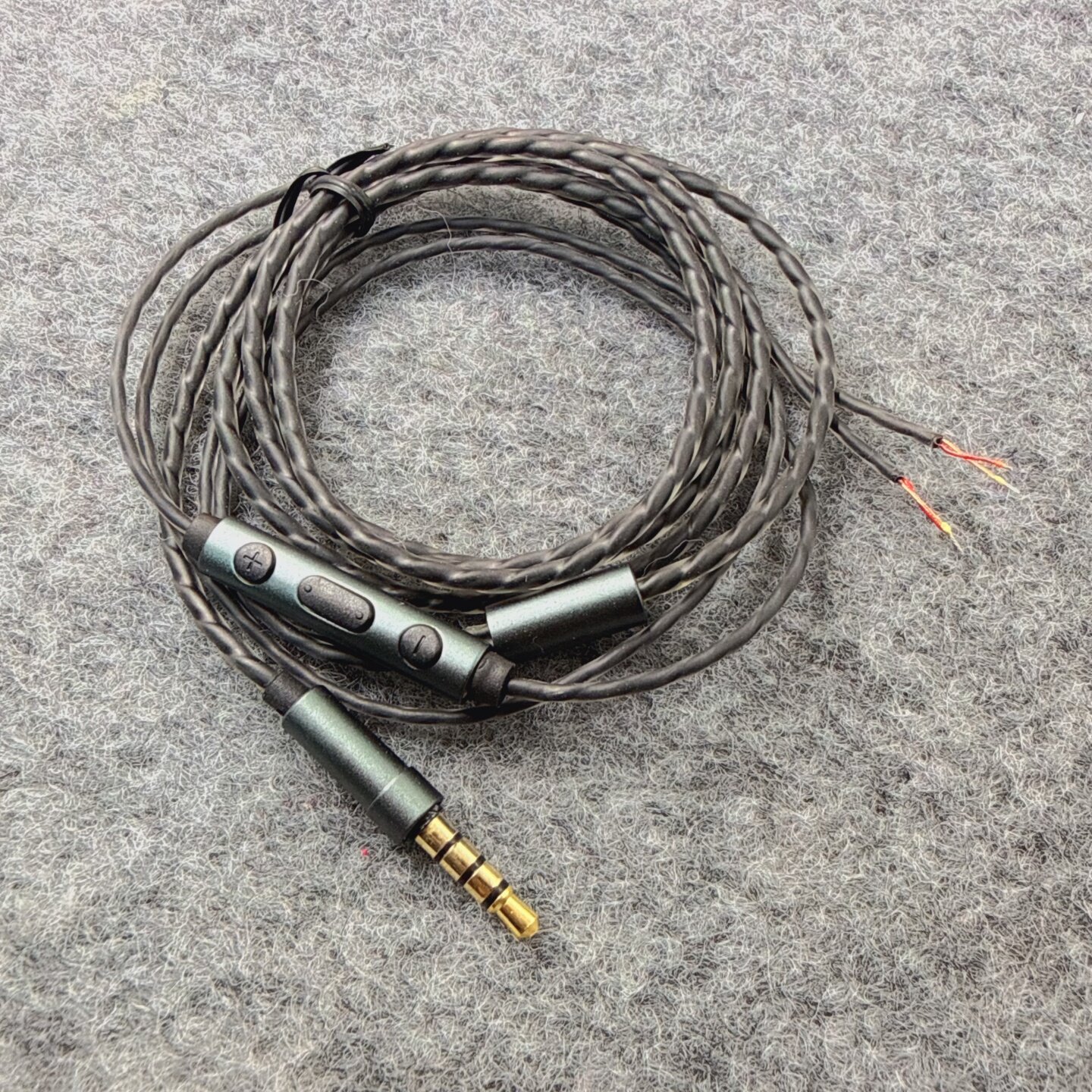 透黑软线入耳耳塞式手机耳机配件改装diy升级带麦线控调音量3.5mm