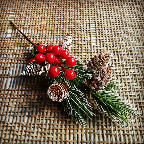 Сделай сам рождественский украшение цветочное кольцо Материал Рождественская елка елка елка снежная сосна сосна сосна последствия