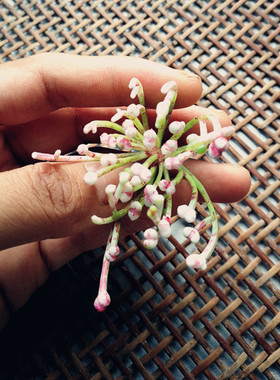 diy素材半成品满天星金银花环