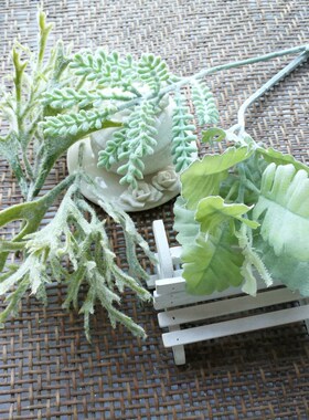 森系diy绿植绿草婚庆花环材料