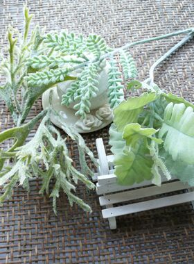 森系diy绿植绿草婚庆花环材料