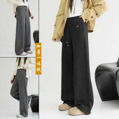 女大童冬款加绒裤子2025新款