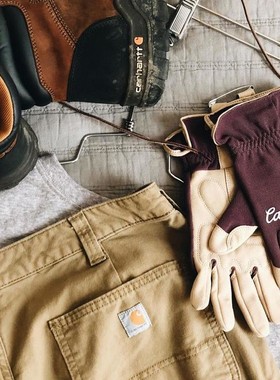 Carhartt slim fit卡哈特主线修身多色滑板工装裤休闲裤复古帆布