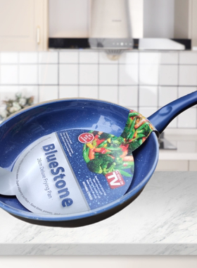 美国BlueStone不粘锅28cm加深平底锅家用煎锅加厚炒锅电磁炉通用