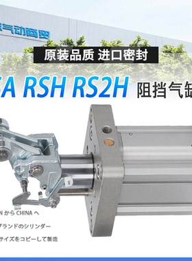 止动阻挡气缸RSA RSH RS2H50A/63/80-30-40DL/M BL/M TM-X2701
