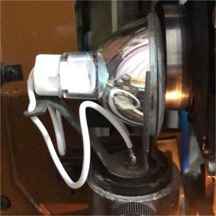 老电影机配件 溴钨灯放映机灯泡 灯座 灯架 带线陶瓷灯头底座子