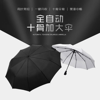 晴雨伞抗风商务伞全自动双人坚固折叠加印logo广告伞三折男女