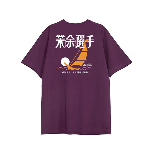 defpro日式复古图形设计体恤帆船
