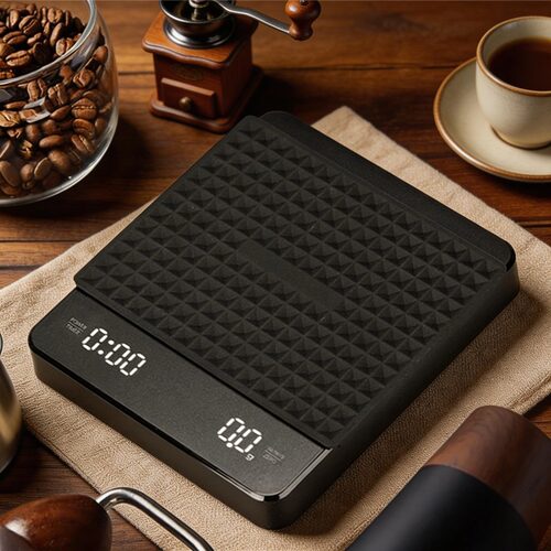 高精度0.1g手冲咖啡秤LED计时