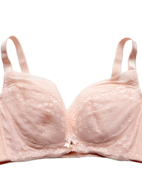 美思内衣新款薇薇薄聚拢侧收副乳无钢圈调整型女文胸C杯VVFC2104