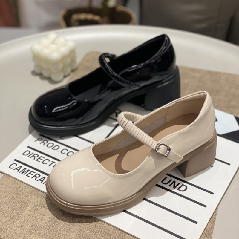 玛丽珍鞋女2025新款时尚百搭舒适浅口轻便休闲软底韩版一字带单鞋,女鞋,浅口单鞋,淘宝优惠券,粉丝福利购,淘宝优惠卷