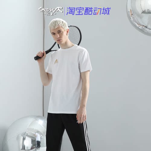 Adidas/阿迪达斯圆领2024新款夏季运动短袖adiCLTS24TK-BW
