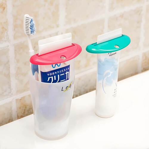 牙膏按压手动挤牙膏器挤洗面奶神器大号牙膏夹子挤压化妆品小样