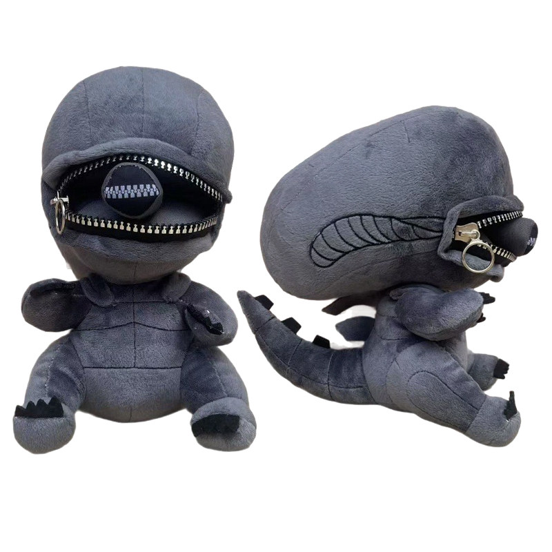 Human Xenomorph Hybrid异形夺命舰公仔娃娃毛绒玩具礼物恶龙玩偶