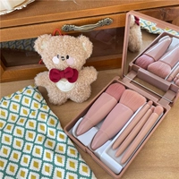 Пухлый ребенок*мини -портативная цветная коробка Morandi, костюм для макияжа для перемещений в сердечке