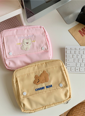 chubby baby*还是你们喜欢的小熊 自制可爱少女心手帐包文具包