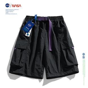 机能风多口袋休闲五分裤 日系潮牌薄款 男款 夏季 短裤 沙滩裤 NASA工装