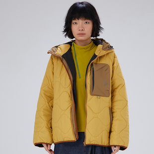 TRIP&CO秋冬男女保暖棉服双面穿时尚外套撞色绗缝上衣