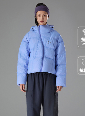 TRIP&CO女秋冬短款90鸭绒保暖羽绒服不对称防泼水外套上衣