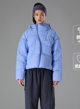 TRIP&CO女秋冬短款90鸭绒保暖羽绒服不对称防泼水外套上衣