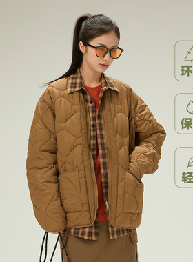 TRIP&CO秋冬男女保暖棉服双面穿时尚外套撞色绗缝上衣