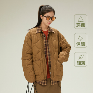 TRIP&CO秋冬男女保暖棉服双面穿时尚外套撞色绗缝上衣