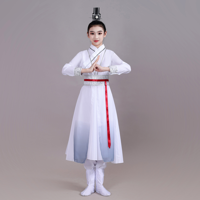 男女儿童中国风古典国学演出服