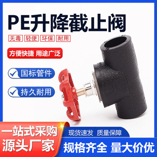 PE水管热熔升降截止阀可调阀门开关自来水配件20 25 32 40 50 63