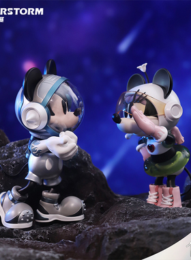 迪士尼魔力风暴MORSTORM特战队太空米奇米妮潮玩手办桌面摆件公仔
