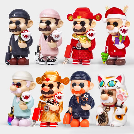 正版zcwo愚者乐园超级马里奥迷你杀手潮玩手办摆件男女生礼物现货