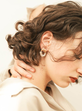 niceto Highlights | 罗马浮雕感 哑光金银半圆拼接