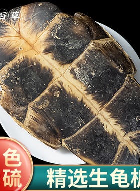 寻百草生龟板中药材正品500g生龟板中药龟板龟底板新货生晒龟下板