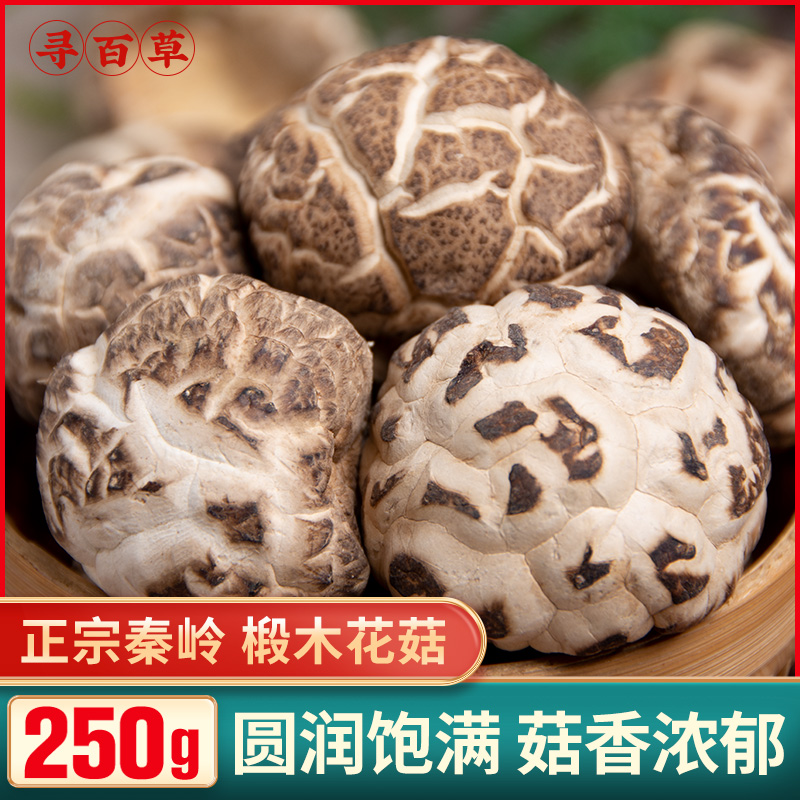 寻百草新鲜干货椴木花菇